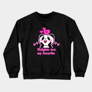 Panda Weights Crewneck Sweatshirt